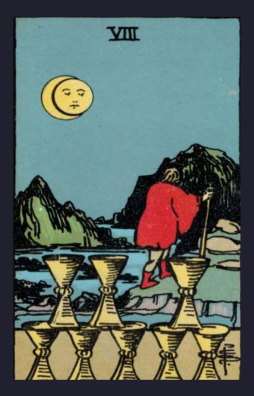EIGHT OF CUPS