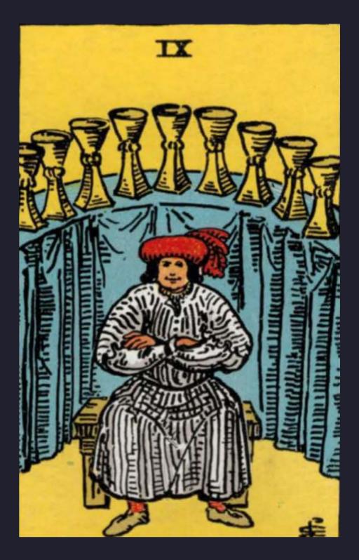 NINE OF CUPS