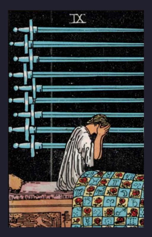 NINE OF SWORDS