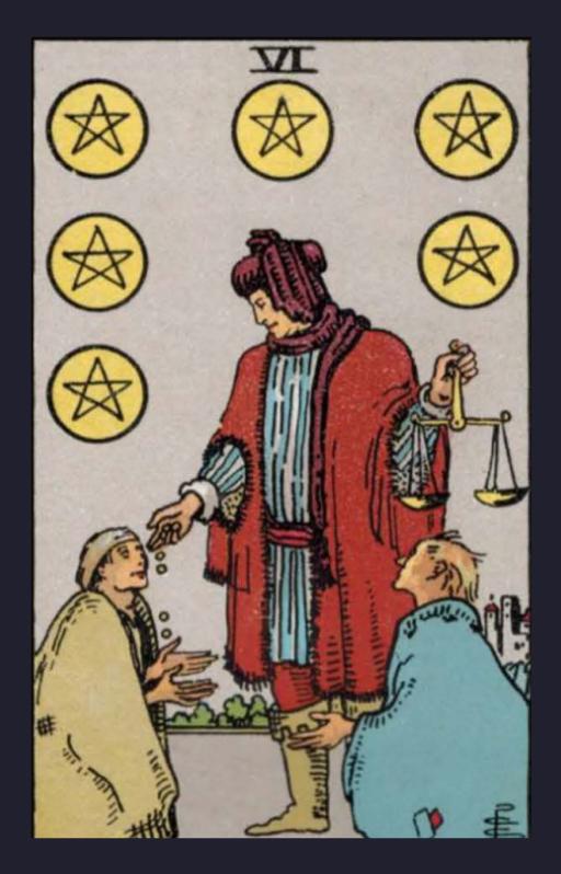 SIX OF PENTACLES