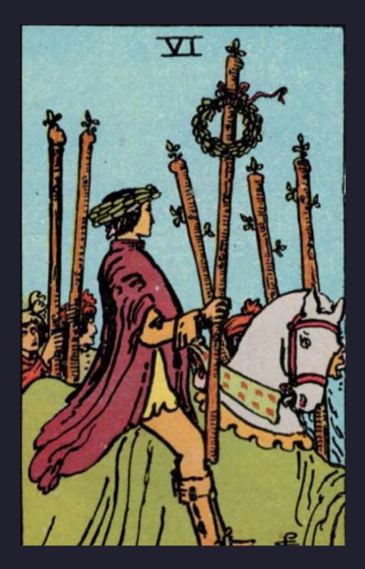 SIX OF WANDS
