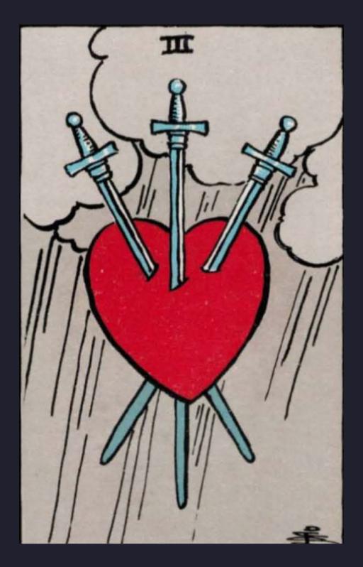 THREE OF SWORDS