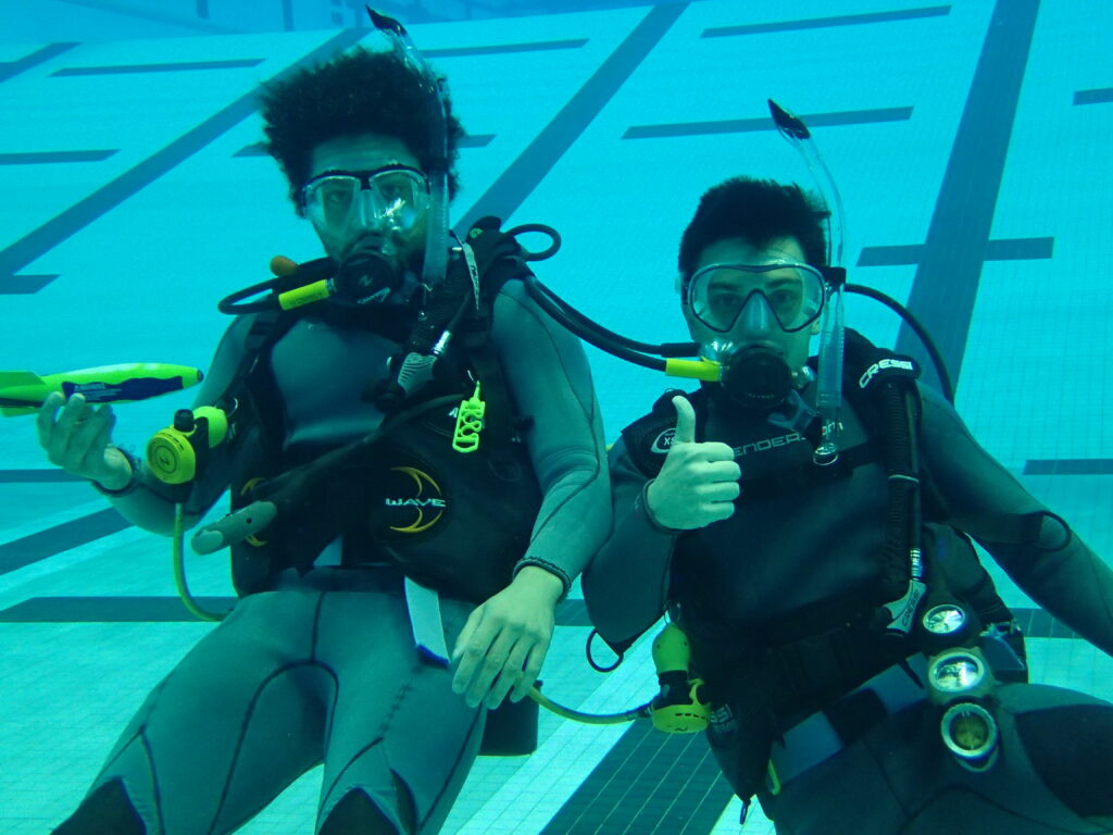 Diving lessons